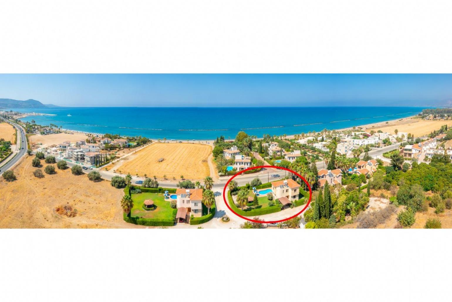 Villa Halima Fostira Полис Экстерьер фото
