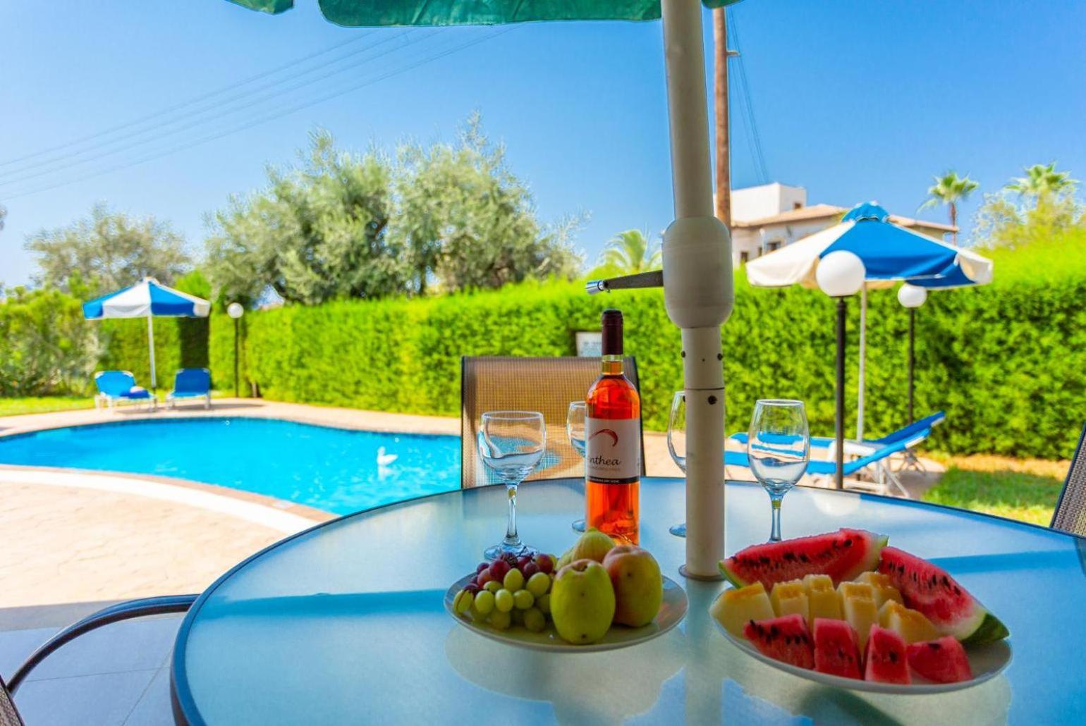 Villa Halima Fostira Полис Экстерьер фото